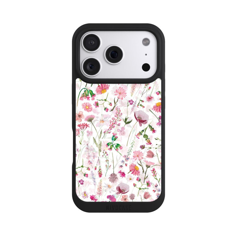 iPhone 18 Pro NIVOpure Prairie de fleurs roses