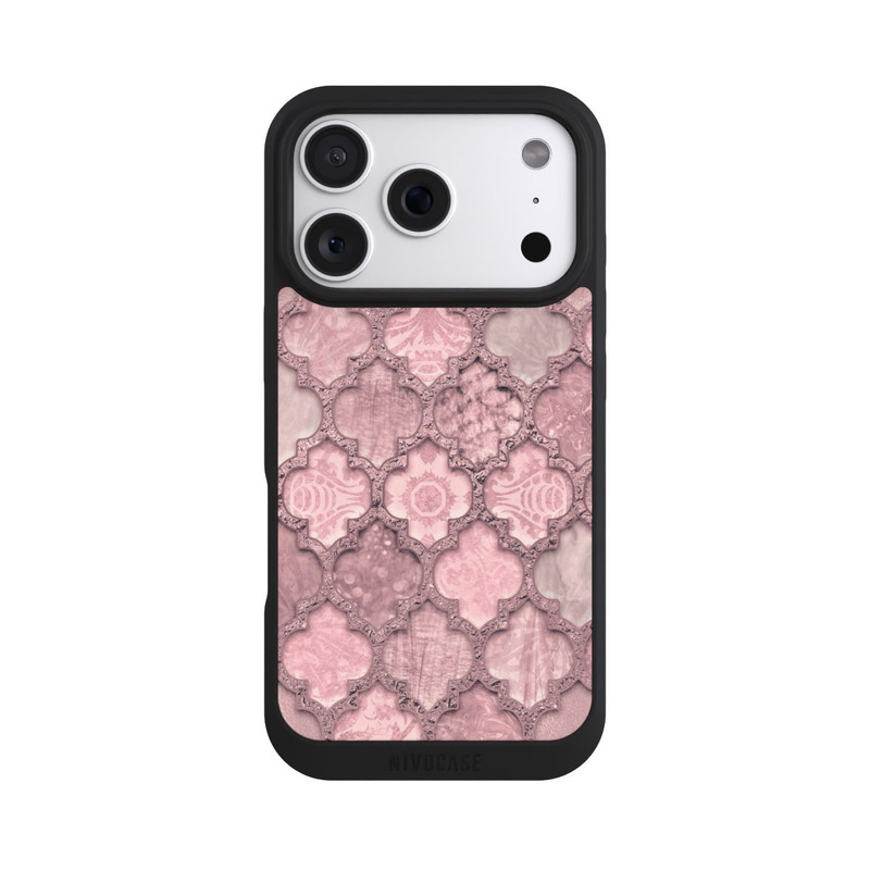 iPhone 18 Pro NIVOpure Tuile Maroc Rose