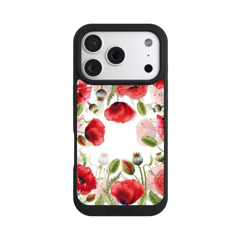 iPhone 18 Pro NIVOpure Cadre coquelicots