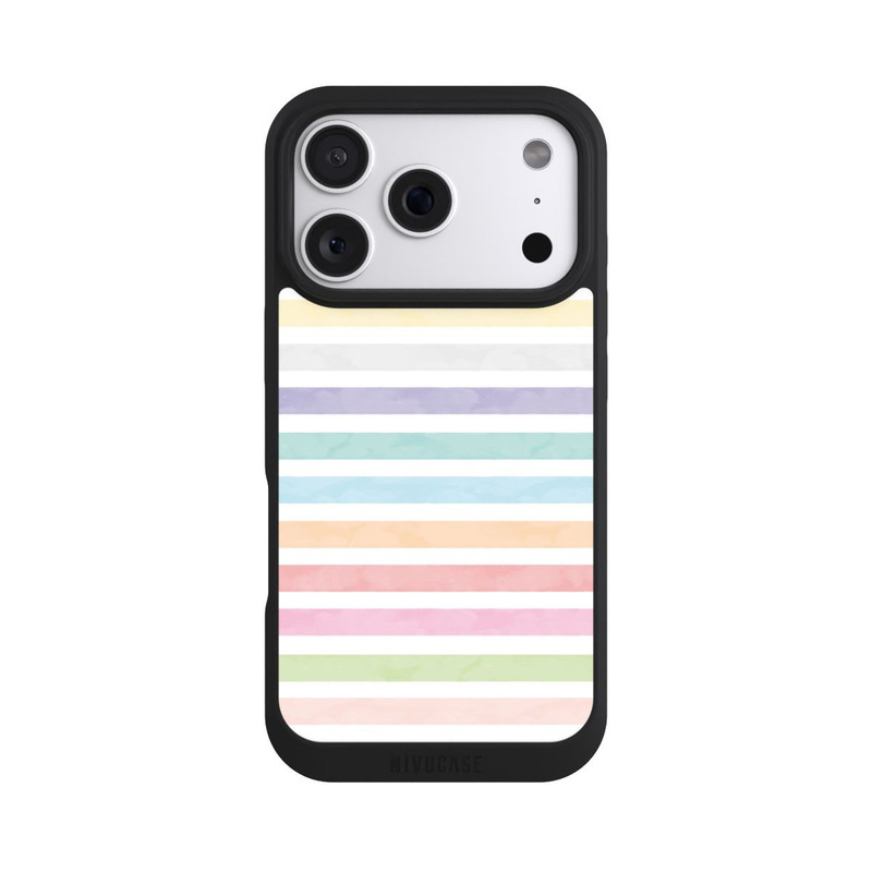 iPhone 18 Pro NIVOpure Regenbogenfarbene Streifen