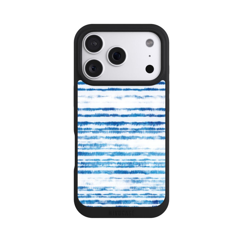 iPhone 18 Pro NIVOpure Blue Stripes - Batik