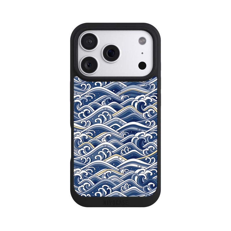 iPhone 18 Pro NIVOpure Vagues bleues kanagawa