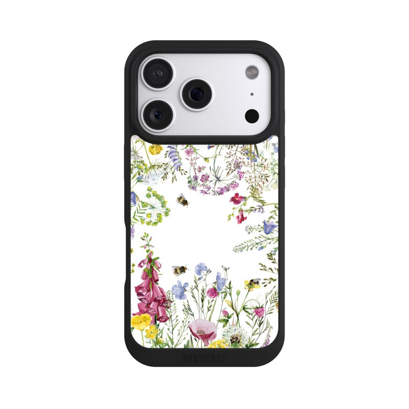 iPhone 18 Pro NIVOpure Cadre de fleurs sauvages des prés d'été