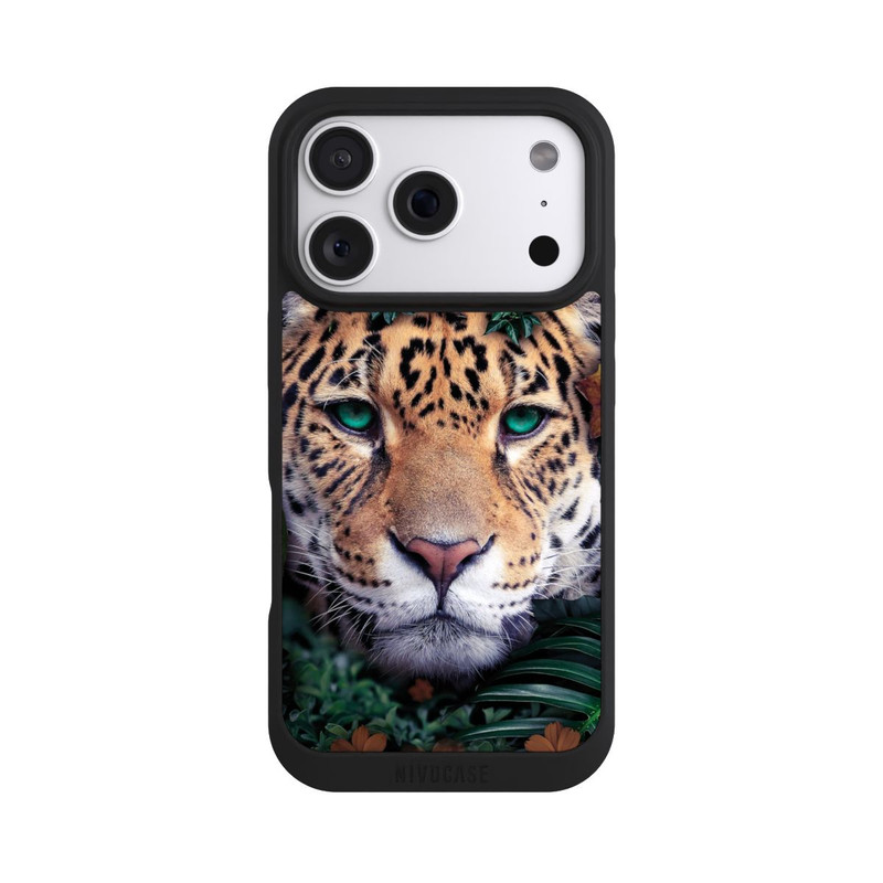 iPhone 18 Pro NIVOpure Jaguar dans la jungle verte
