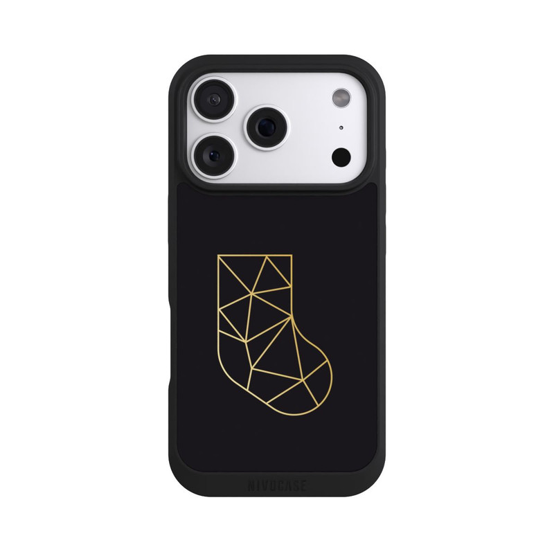 iPhone 18 Pro NIVOpure Chaussette polygonale dorée