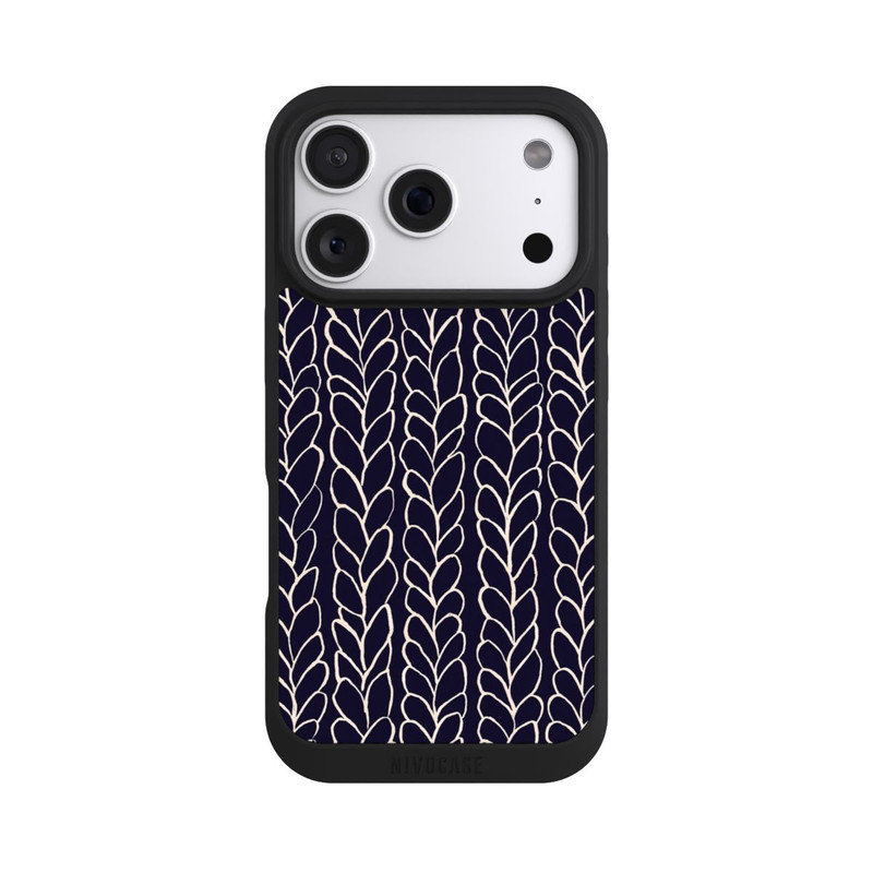 iPhone 18 Pro NIVOpure Tresses En Laine Dessins Marine