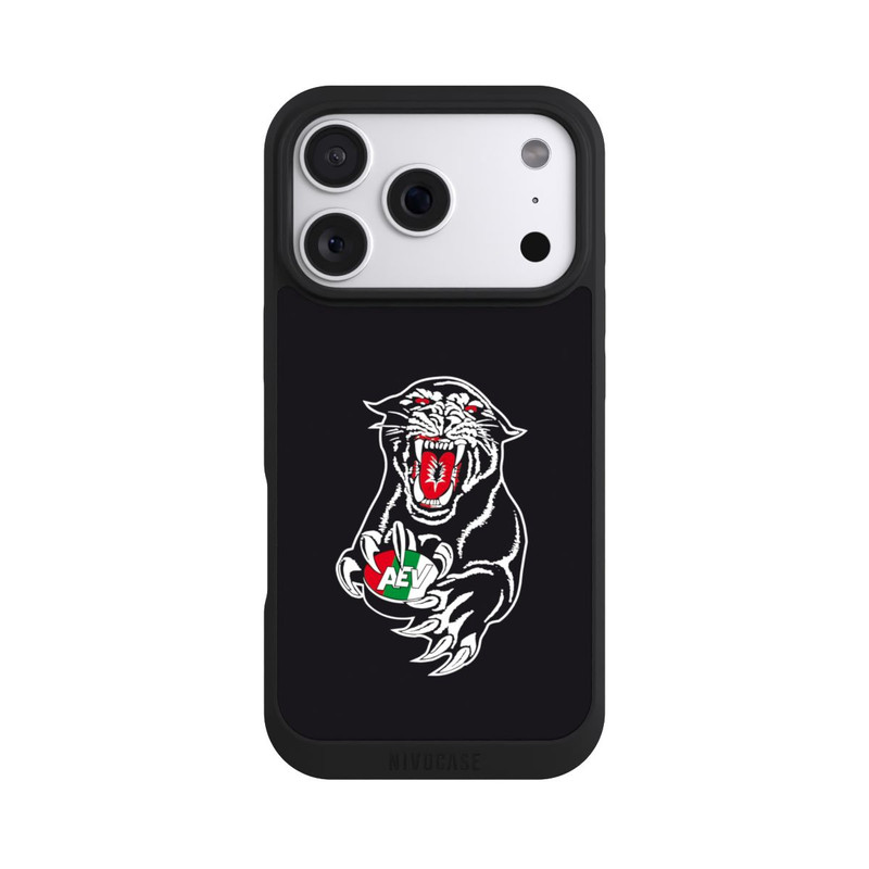 iPhone 18 Pro NIVOpure Augsburger Panther Logo Schwarz