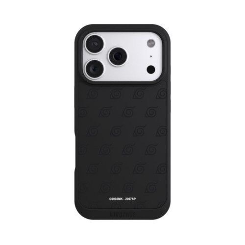Apple iPhone 18 Pro NIVOpure Schwarzes Konoha-Muster Transparent
