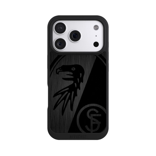 Apple iPhone 18 Pro NIVOpure SC Freiburg Kratzen Horizontal Metall Hintergrund
