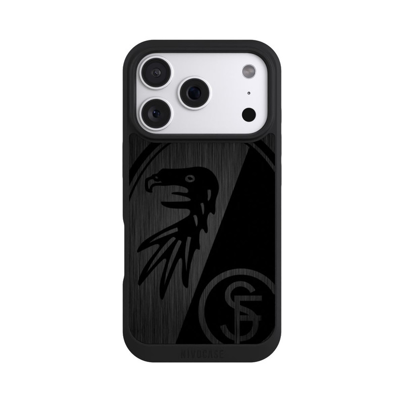 iPhone 18 Pro NIVOpure SC Freiburg Kratzen Horizontal Metall Hintergrund
