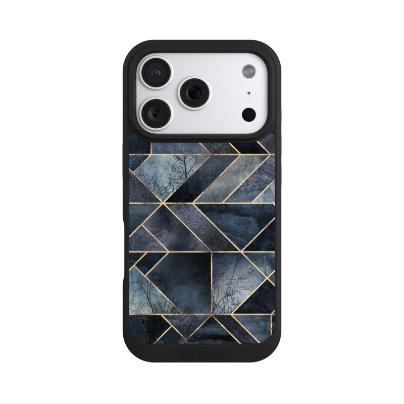 iPhone 18 Pro NIVOpure Abstraktes Natur-Dunkelblau