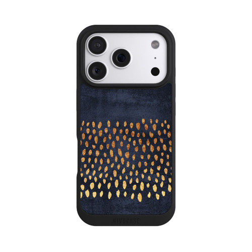 Apple iPhone 18 Pro NIVOpure Muster Gold und Marine