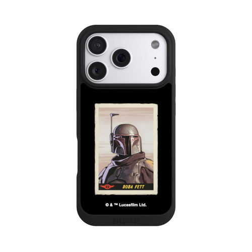 Apple iPhone 18 Pro NIVOpure Boba Fett Badges Black Background