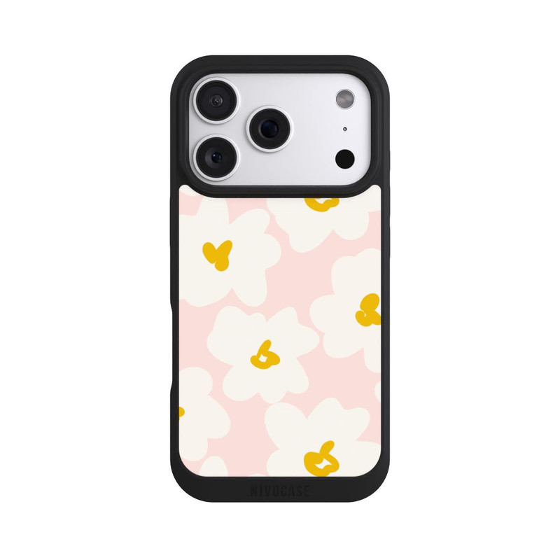 iPhone 18 Pro NIVOpure Marguerites Rétro Pattern