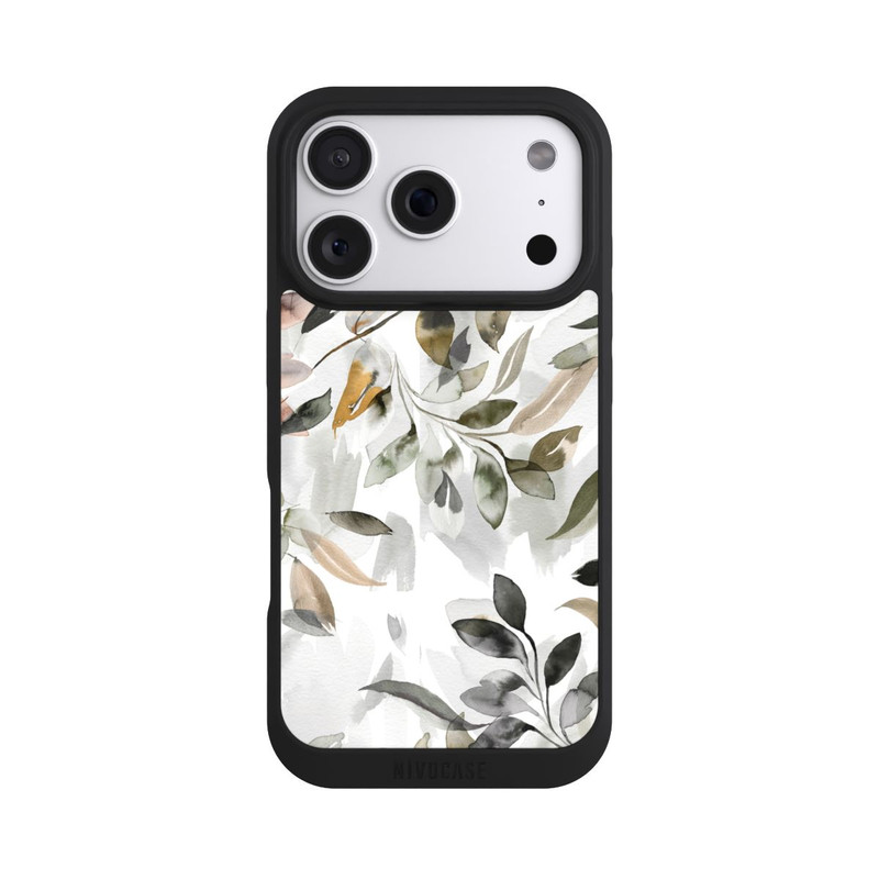 iPhone 18 Pro NIVOpure Feuilles neutres à l’aquarelle