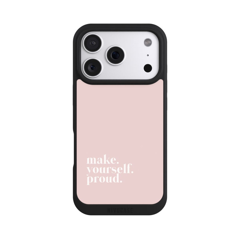 iPhone 18 Pro NIVOpure Make Yourself Proud Zitat - Altrosa