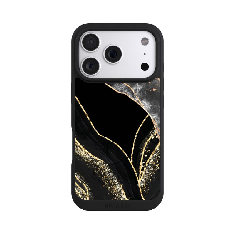 iPhone 18 Pro NIVOpure Marbre Sombre Or