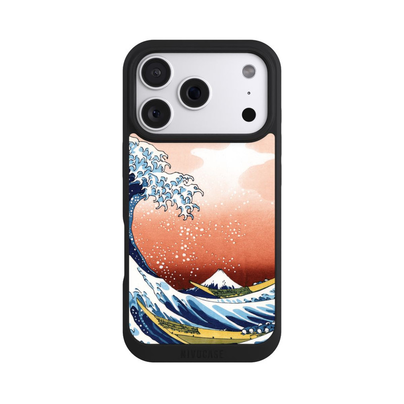 iPhone 18 Pro NIVOpure La Grande Vague de Kanagawa Rouge