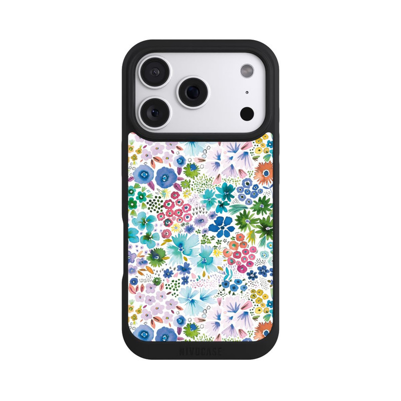 iPhone 18 Pro NIVOpure Petites Fleurs de Printemps Bleues