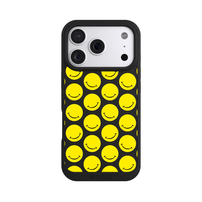 iPhone 18 Pro NIVOpure Smile Pattern Yellow Transparent