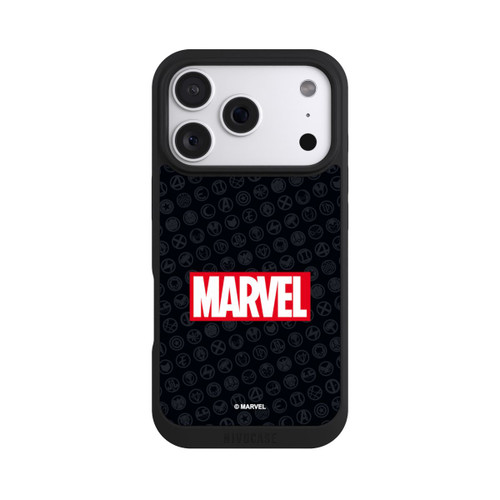 Apple iPhone 18 Pro NIVOpure Marvel Logo Noir Rouge