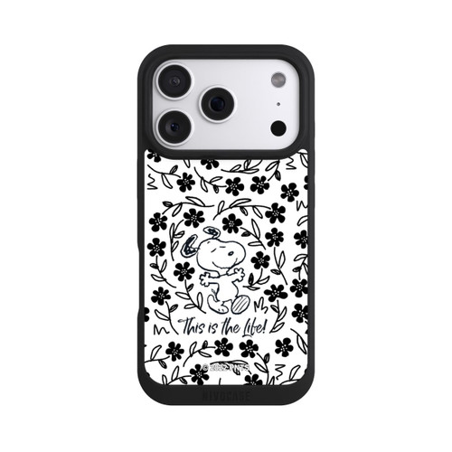 Apple iPhone 18 Pro NIVOpure Snoopy schwarz und weiß This Is The Life