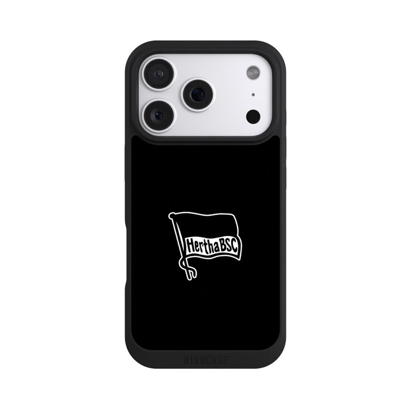 iPhone 18 Pro NIVOpure Hertha BSC Schwarzer Hintergrund