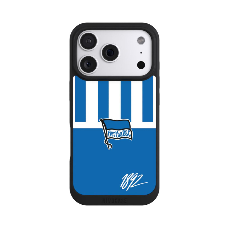 iPhone 18 Pro NIVOpure Blau und Weiß Vertikal Streifen