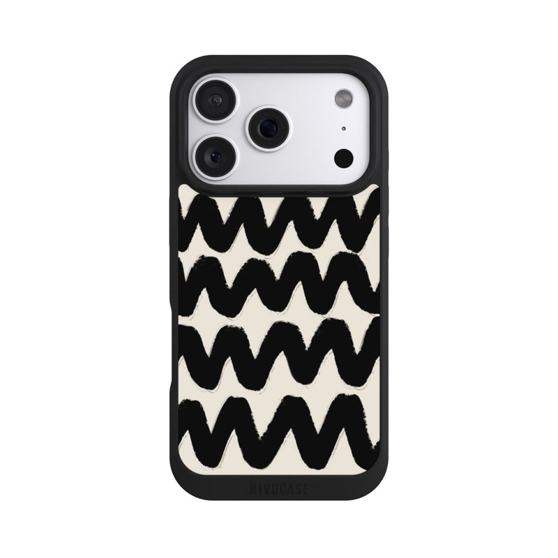 iPhone 18 Pro NIVOpure Schwarzes Wellenmuster