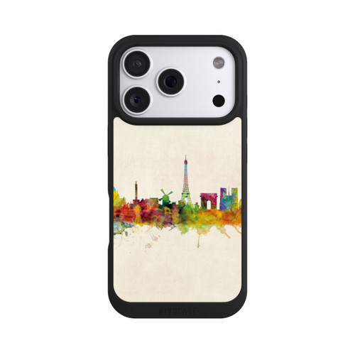 Apple iPhone 18 Pro NIVOpure Arrière-plan vintage de l'horizon de Paris