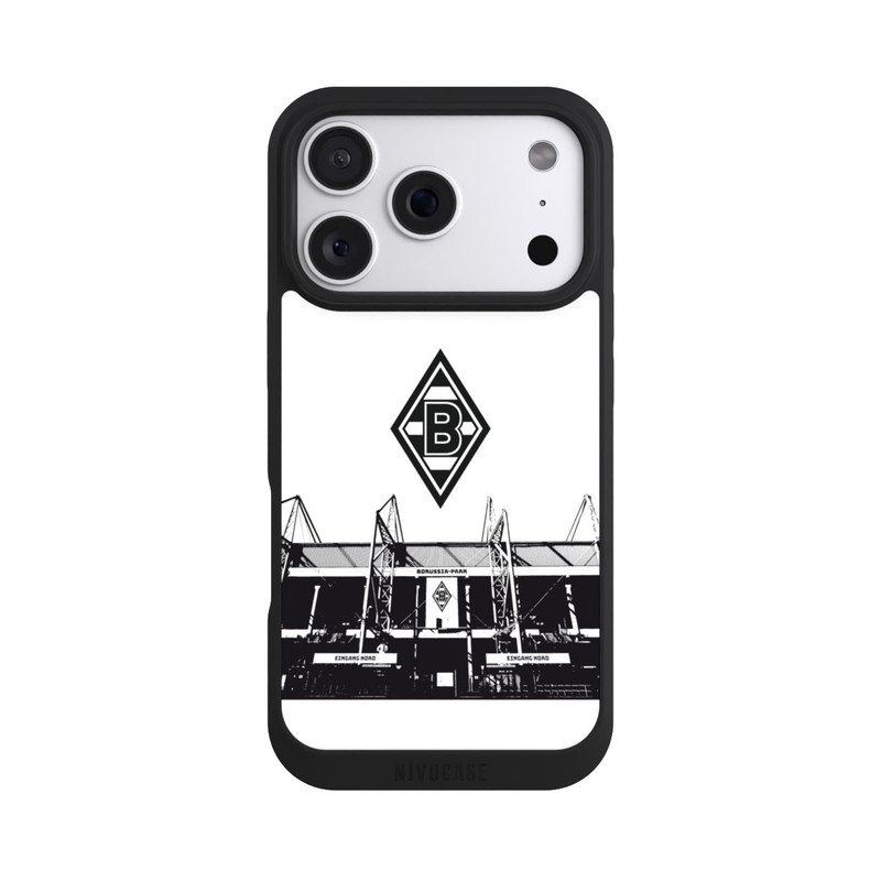 iPhone 18 Pro NIVOpure Borussia-Park Schwarz und Weiß
