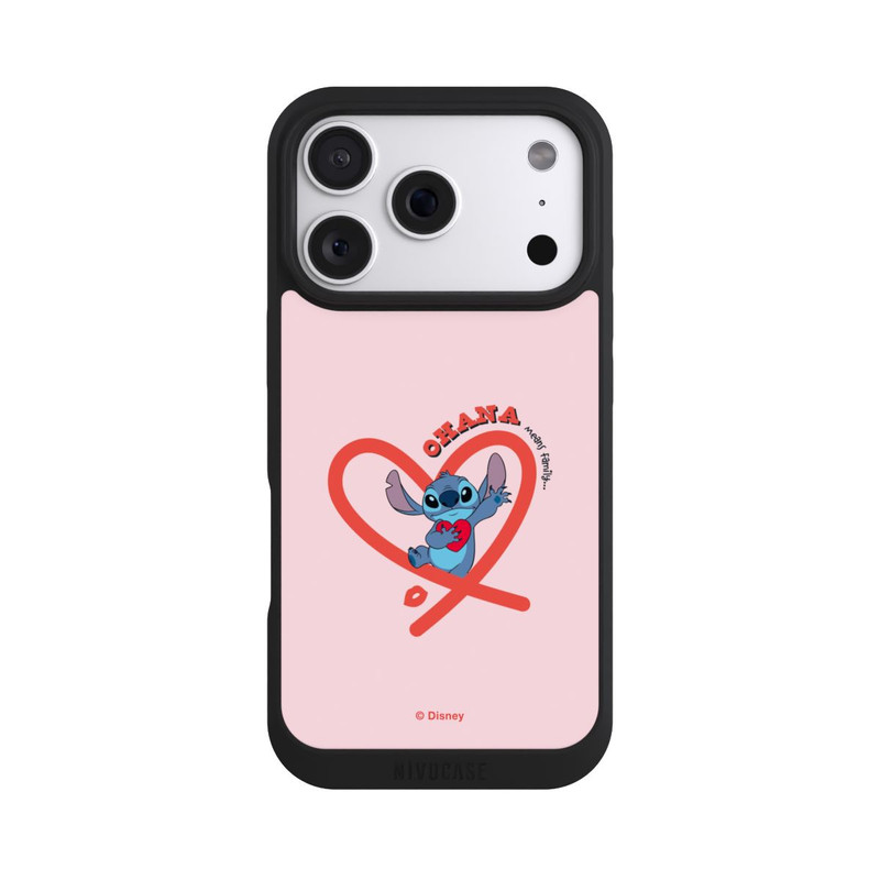iPhone 18 Pro NIVOpure Stitch Ohana Pink Heart