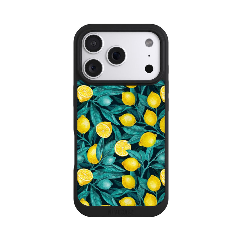iPhone 18 Pro NIVOpure Citrons et feuilles sombres