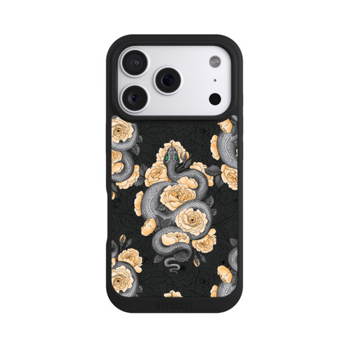 Apple iPhone 18 Pro NIVOpure Serpent et fleur jaune