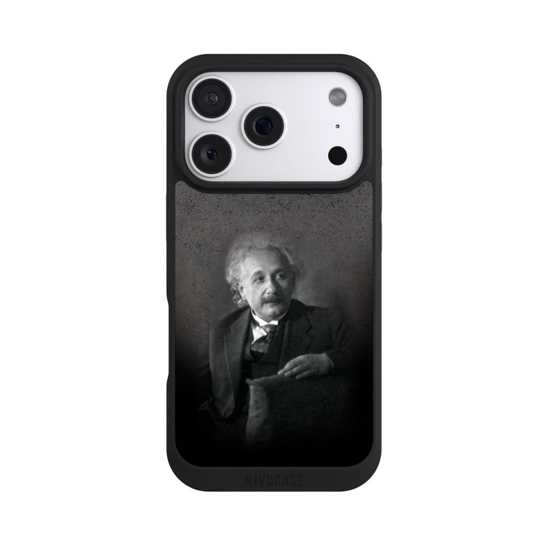iPhone 18 Pro NIVOpure Portrait d'un brillant physicien