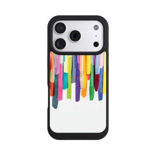 Apple iPhone 18 Pro NIVOpure Bunte Streifen Weißer Hintergrund