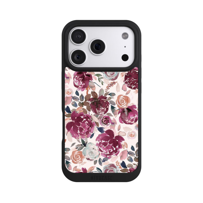 iPhone 18 Pro NIVOpure Pivoines et roses d'automne Rose