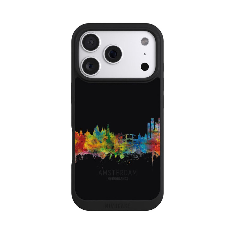 iPhone 18 Pro NIVOpure Ligne d'horizon d'Amsterdam Pays-Bas Noir