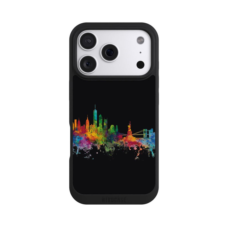 iPhone 18 Pro NIVOpure Ligne d'horizon de New York Noir