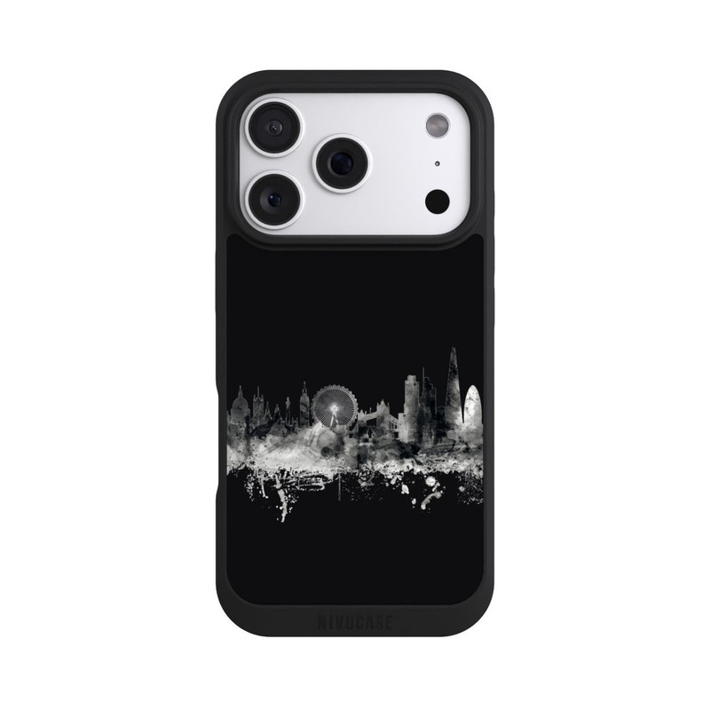 iPhone 18 Pro NIVOpure London Ligne d'horizon BW Noir