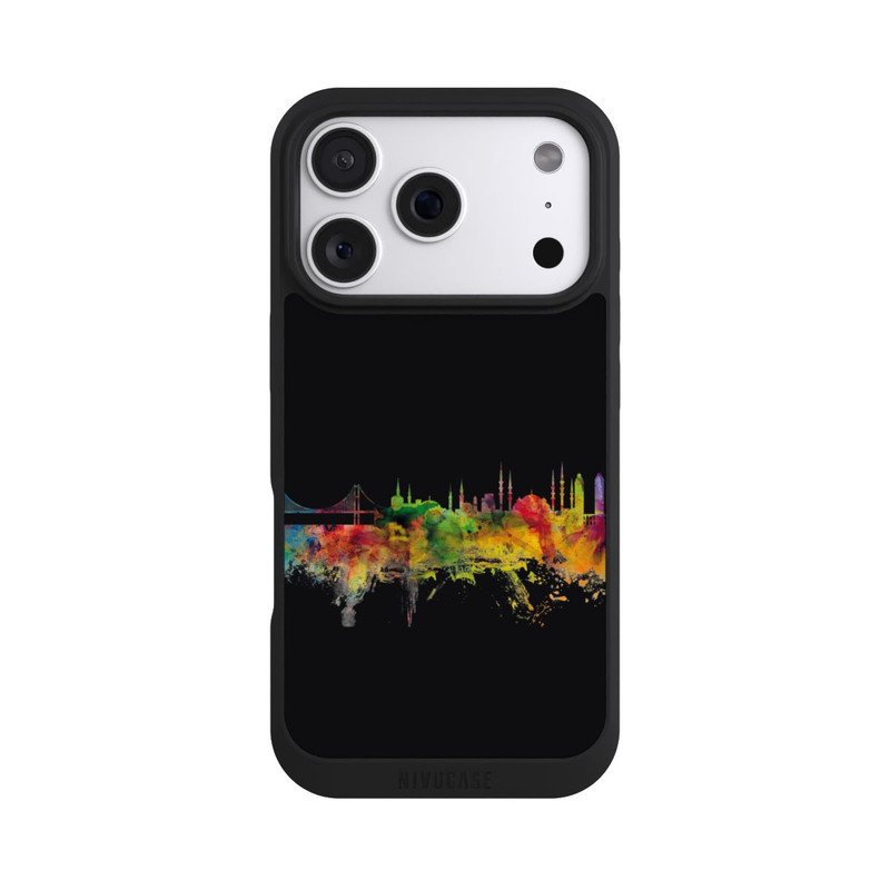 iPhone 18 Pro NIVOpure Ligne d'horizon d'Istanbul Turquie Noir