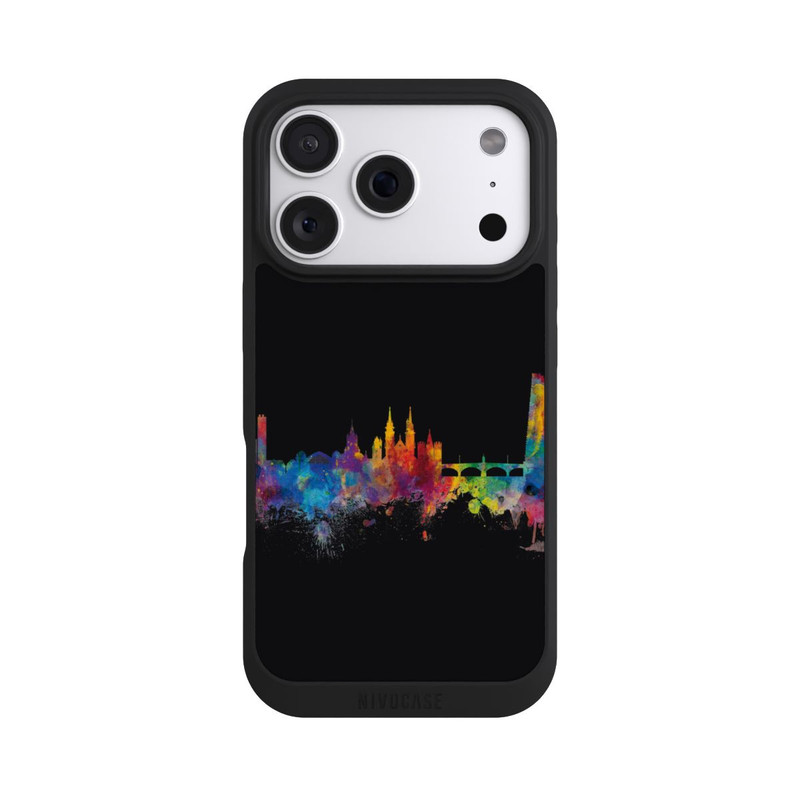 iPhone 18 Pro NIVOpure Bâle Suisse Ligne d'horizon Noir