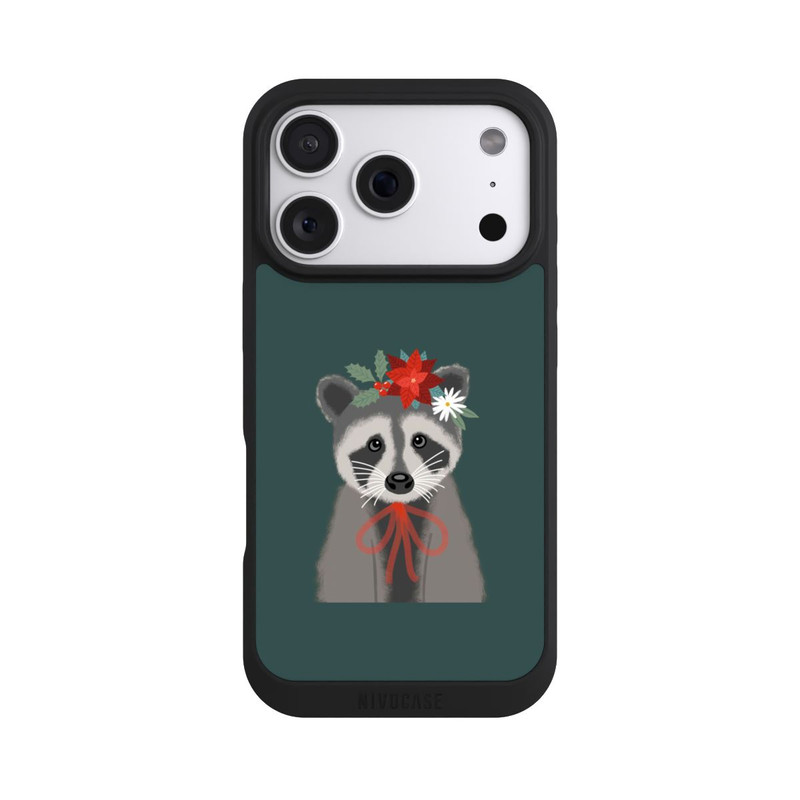 iPhone 18 Pro NIVOpure weihnachtlicher Waschbär