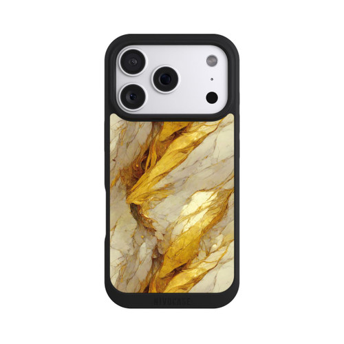 Apple iPhone 18 Pro NIVOpure Weiße Marmor-Golddruckschichten