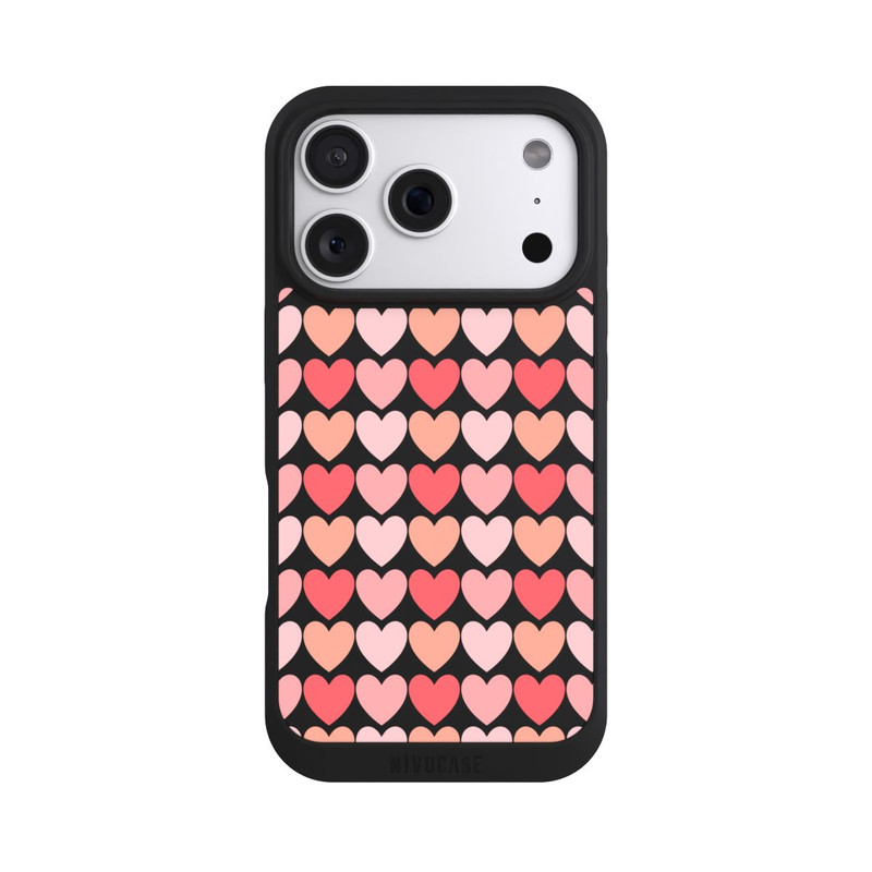 iPhone 18 Pro NIVOpure Coeurs d'ombres roses