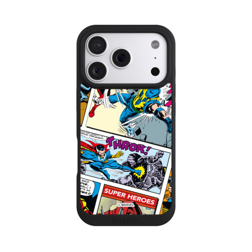 Apple iPhone 18 Pro NIVOpure Marvel Retro Comic Blue