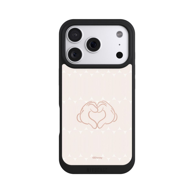 iPhone 18 Pro NIVOpure Mains de Mickey Coeur Boho