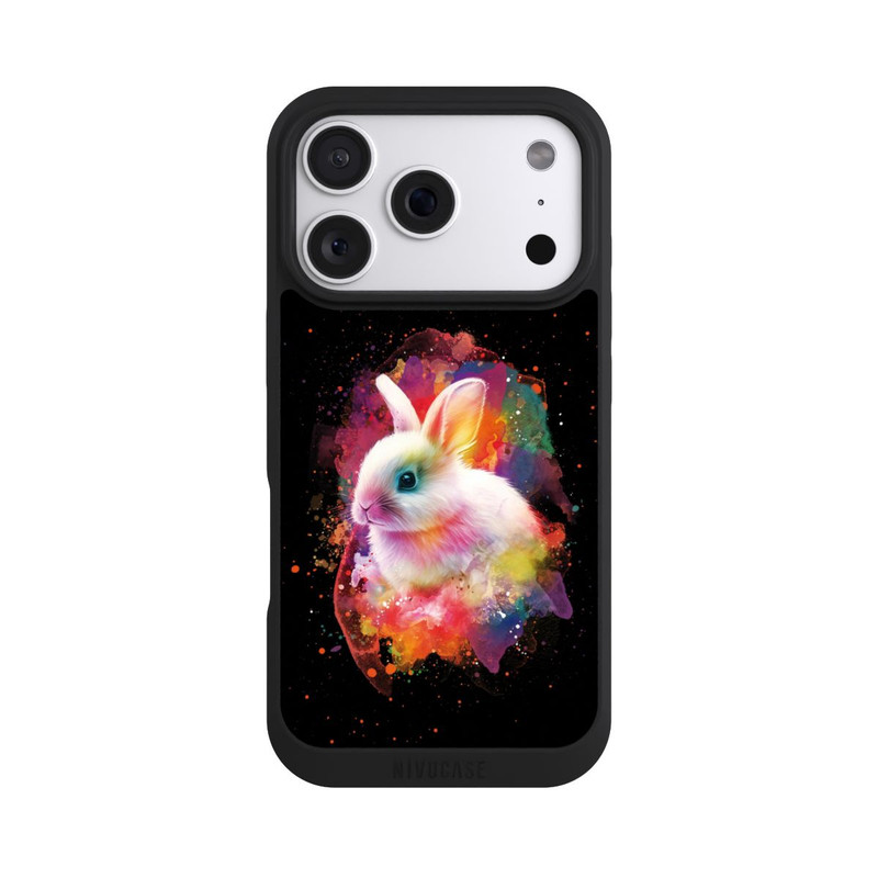 iPhone 18 Pro NIVOpure Lapin joyeux noir