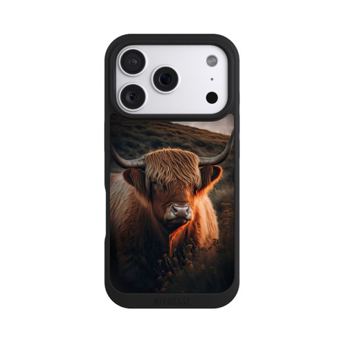 Apple iPhone 18 Pro NIVOpure Vache Highland avec de grandes cornes avec IA