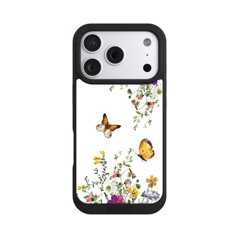 iPhone 18 Pro NIVOpure Butterflies And Colorful Flowers